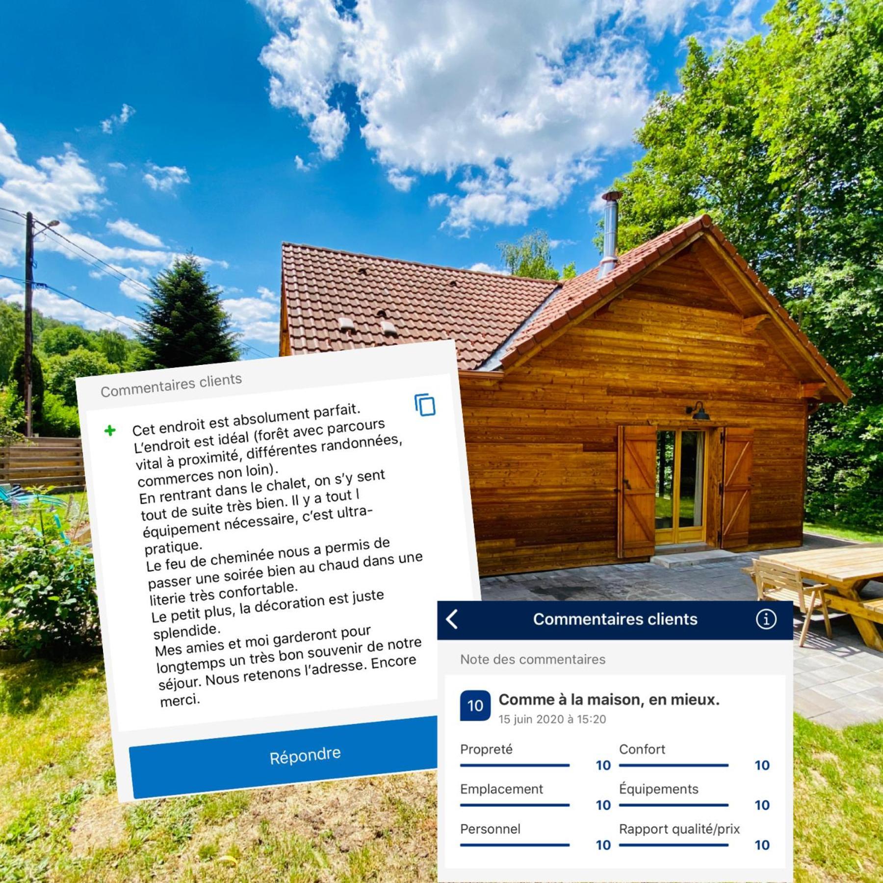 Le Hygge Chalet Gerardmer-Spa Anould Exterior photo